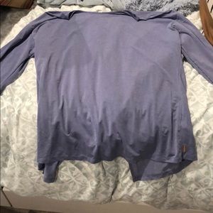 Lucy long sleeve purple athletic shirt